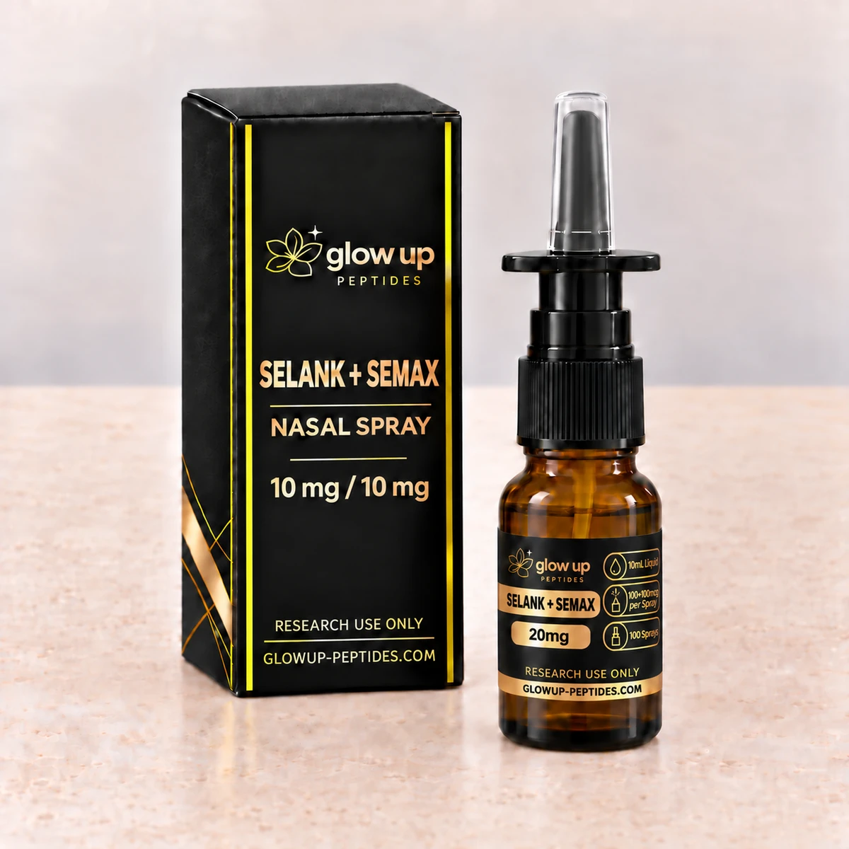 Selank + Semax Nasal Spray 20mg
