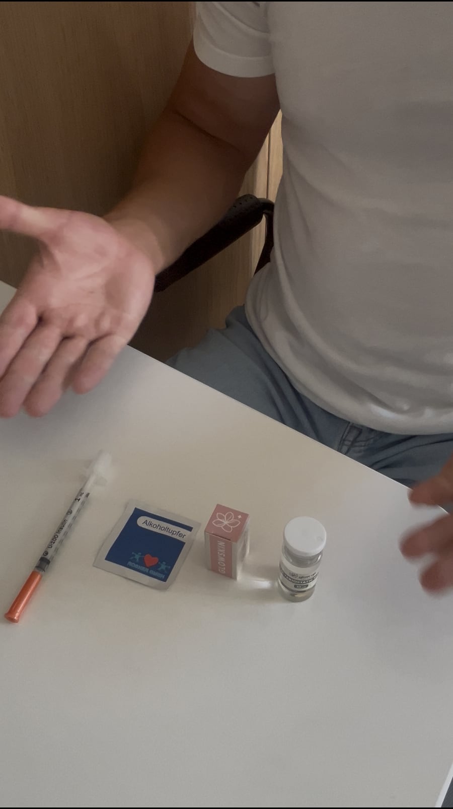 Schritt 1: Material für die Rekonstitution bereitlegen