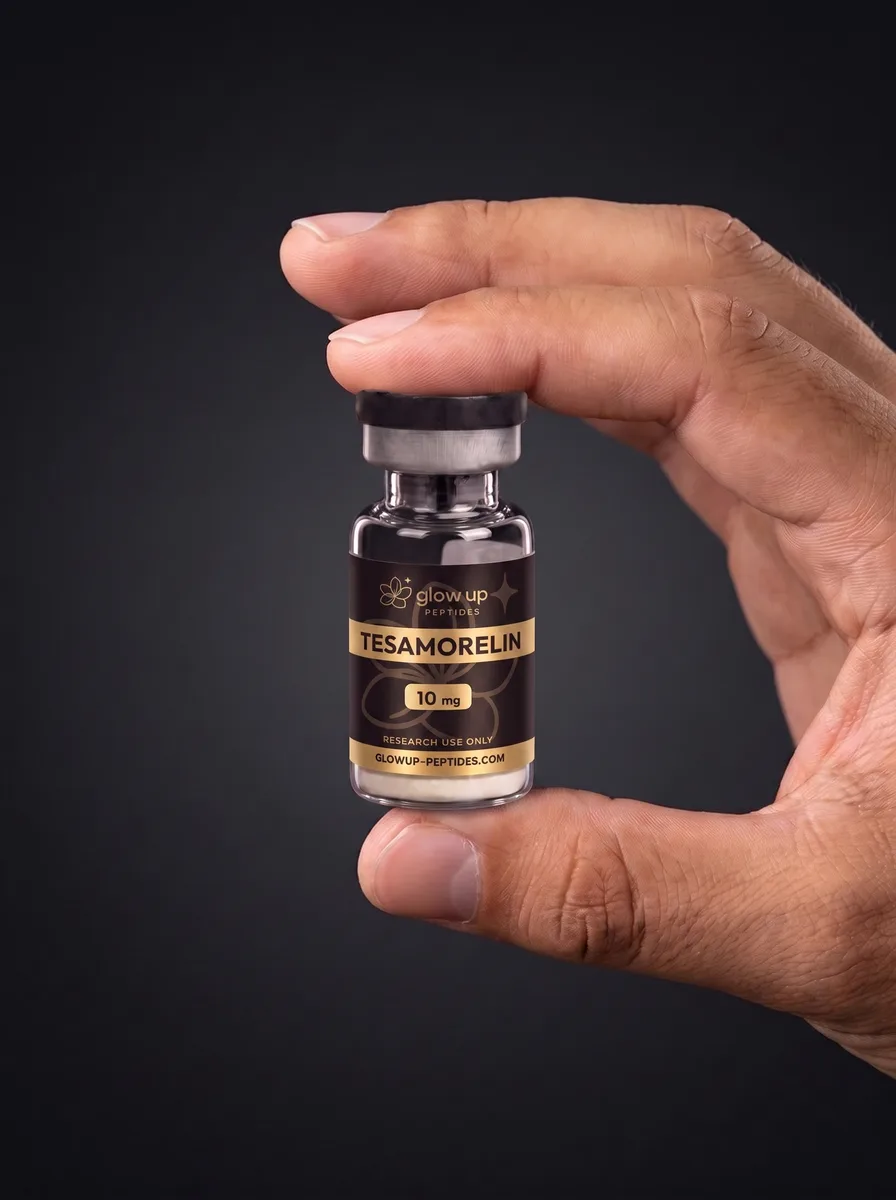 Tesamorelin in der Hand